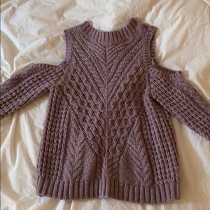 Express “Cold Shoulder” Sweater